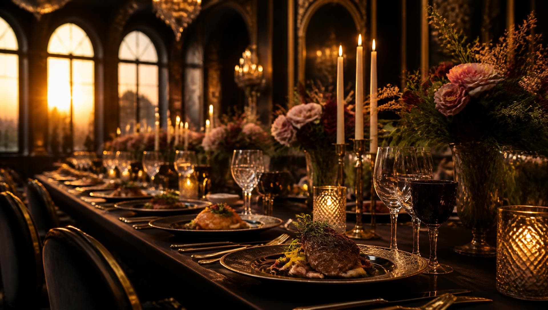 Catering buffet setup by Z M FAMILY in Qatar